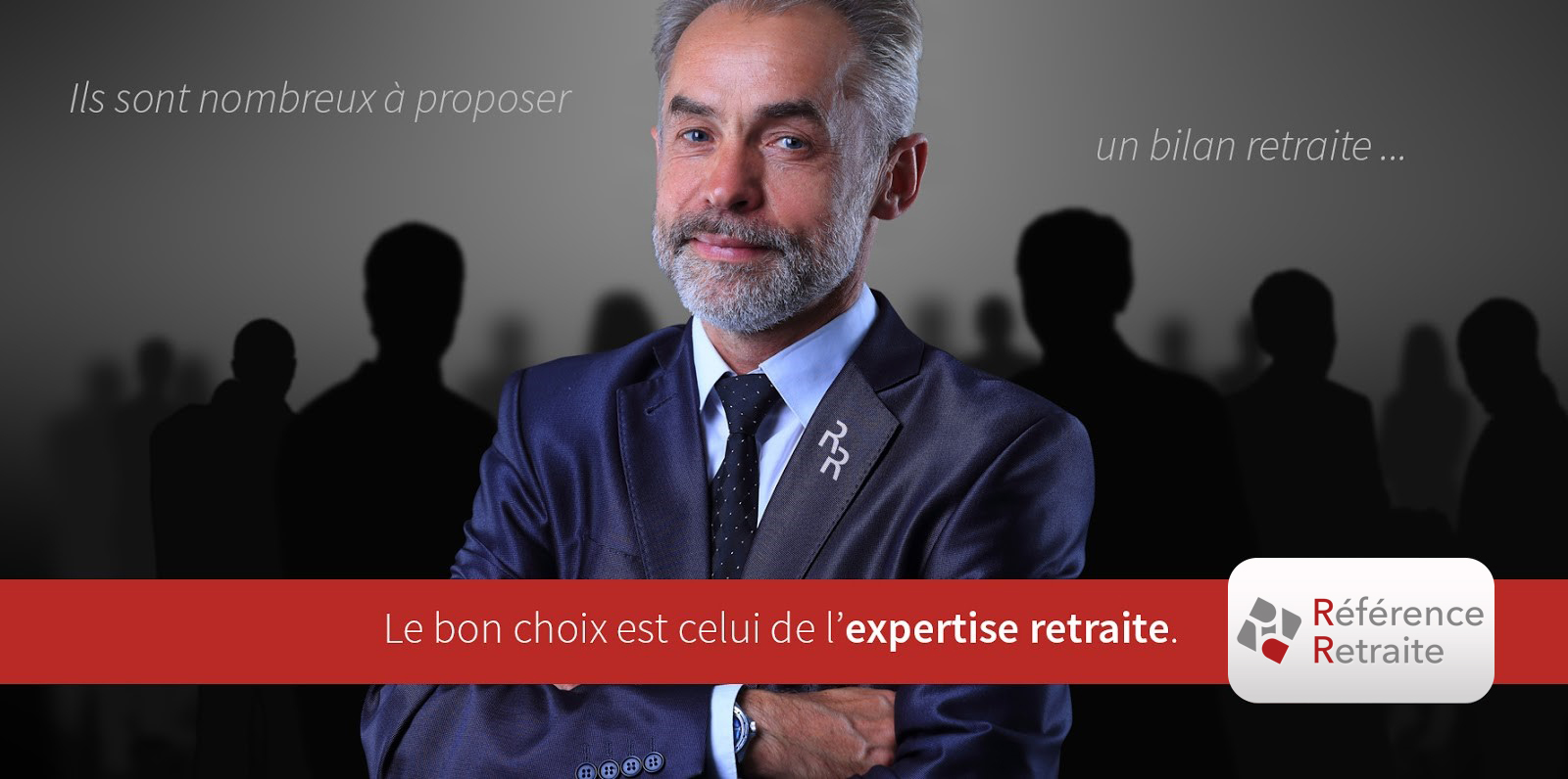 référence retraite slider choix expertise retraite avec logo